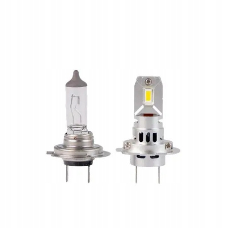 ŻARÓWKI H7 LED MTECH LSPRO CANBUS 1:1 DOPASOWANE 4000K CIEPŁE BIAŁE ŚWIATŁO