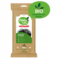 NATURAL - Chusteczki do kokpitu NATURALNE - 25szt