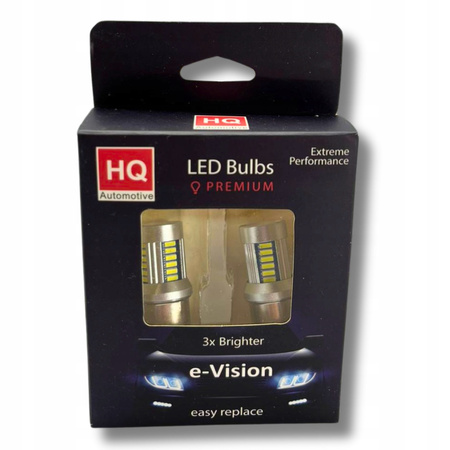 ŻARÓWKI HQ TURBO LED P21W BA15s CANBUS JAZDA DZIENNA DRL WSTECZNE COFANIA