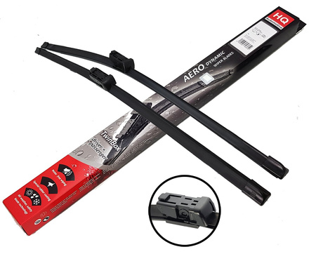 Zestaw Przednich Wycieraczek Płaskich Aero