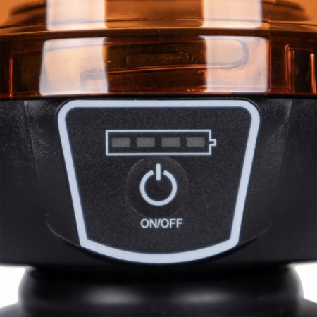 LAMPA OSTRZEGAWCZA LED BEZPRZEWODOWA KOGUT OSTRZEGAWCZY AKUMULATOR + PILOT