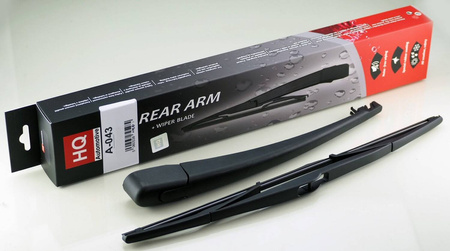 Samochodowa wycieraczka tylna, pióro + ramię HQ A-043 do Peugeot 207 Hatchback 2006-2012 Peugeot 207+ Hatchback 2012-wzwyż