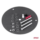 LAMPA OSTRZEGAWCZA KOGUT 80 LED MAGNES R10 12-24V W14M AMIO-01503 POMARAŃCZ