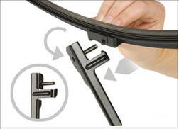 Bezprzegubowe Wycieraczki Samochodowe HQ Aero Dynamic - ADB81-622 Twin Box