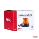 LAMPA OSTRZEGAWCZA KOGUT 80 LED MAGNES R10 12-24V W14M AMIO-01503 POMARAŃCZ
