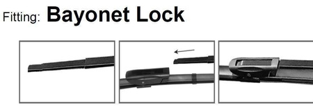 OPEL Vivaro (C) Czer.2019-wzwyż Zestaw Przednich Wycieraczek Płaskich Aero