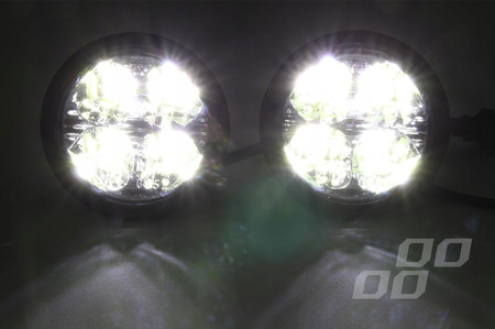 Światła do jazdy dziennej DRL 510HP AMIO ALUMINIUM