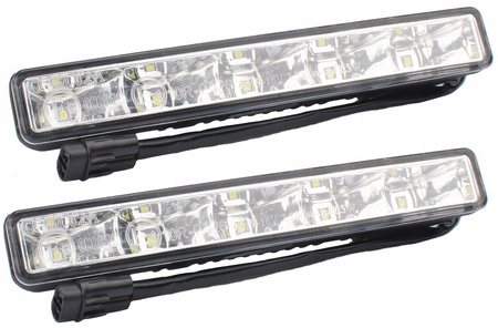 LAMPY DO JAZDY DZIENNEJ DRL LED 901HP M-TECH DIODY OSRAM HOMOLOGACJA GWAR.