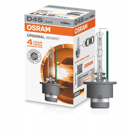 ŻARNIK XENON KSENON OSRAM D4S ORIGINAL 4 LATA GWARANCJI XENARC 4300K MADE IN GERMANY