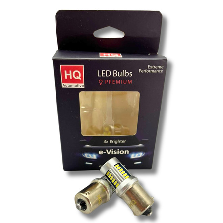 ŻARÓWKI HQ TURBO LED P21W BA15s CANBUS JAZDA DZIENNA DRL WSTECZNE COFANIA