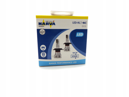 ŻARÓWKI H4 LED RETROFIT NARVA RANGE PERFORMANCE GERMANY ORIGINAL 6500K 12V 24V