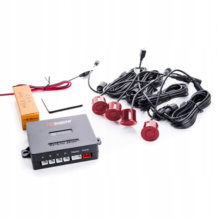 CZUJNIKI PARKOWANIA PARKTRONIC HOMOLOGACJA CZERWONE