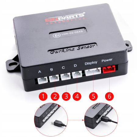 CZUJNIKI PARKOWANIA PARKTRONIC HOMOLOGACJA SREBRNE