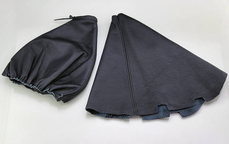 Zestaw skórzanch mieszków drążka zmiany biegów i hamulca do Nissan Pathfinder MK3 2szt