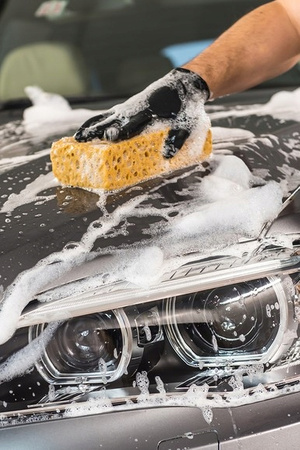 AUTOLAND SZAMPON SAMOCHODOWY Z WOSKIEM PSZCZELIM KONCENTRAT DO 32MYĆ GRATIS