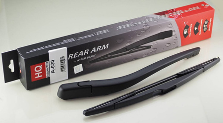 Samochodowa wycieraczka tylna, pióro + ramię HQ A-030 do Citroen Dispatch, Jumpy, Peugeot Expert MK2, Fiat Scudo 2007-2015 Furgon (2 dzwi)