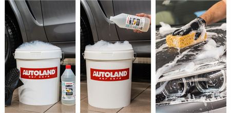 AUTOLAND SZAMPON SAMOCHODOWY SUPERKONCENTRAT MAX SKUTECZNY DO 16MYĆ GRATIS