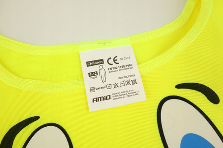 Kamizelka odblaskowa dla dzieci z certyfikatem