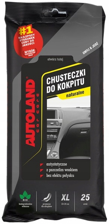 Chusteczki do kokpitu NATURALNE AUTOLAND PREMIUM XL