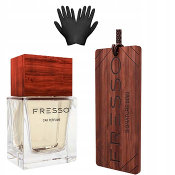 Fresso SIGNATURE MAN zawieszka+perfumy 50ml+GRATIS