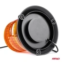 LAMPA OSTRZEGAWCZA KOGUT 80 LED MAGNES R10 12-24V W14M AMIO-01503 POMARAŃCZ