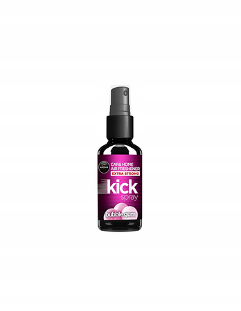 ZAPACH SAMOCHODOWY AROMA KICKSHOT SPRAY BUBBLE GUM