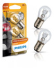 2x Żarówki PHILIPS P21/4W BAZ15D 12V VISION +30%