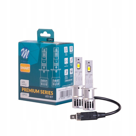ŻARÓWKI H1 LED MTECH SMART PLUG & DRIVE ROZMIAR SUPER MINI