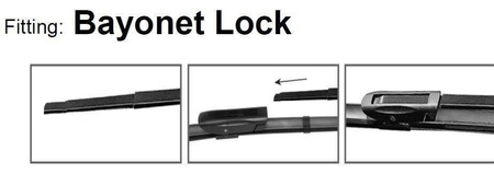 Bezprzegubowe Wycieraczki Samochodowe HQ Aero Dynamic - AD41-627 Twin Box