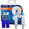 ŻARÓWKI OSRAM H1 12 80W COOL BLUE BOOST BIAŁE ZIMNE 5500K + W5W WHITE