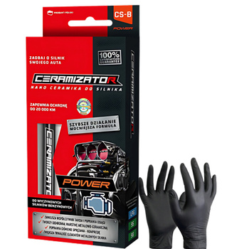 CERAMIZATOR CS-B POWER DODATEK DO OLEJU WSZYSTKIE SILNIKI BENZYNA CERAMIKA