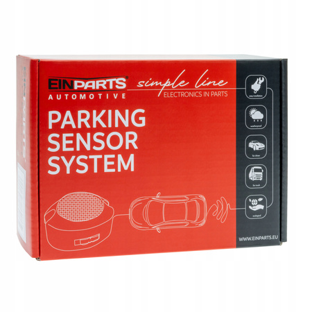 CZUJNIKI COFANIA PARKOWANIA TYŁ UNIWERSALNY 22MM SREBRNE HOMOLOGACJA 