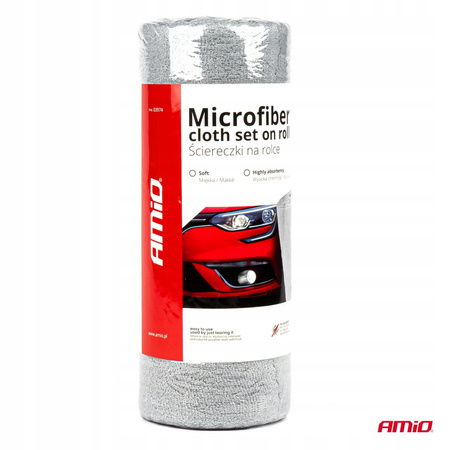 Ściereczki z mikrofibry ręczniki na rolce 30x30 cm 50 szt. 120g