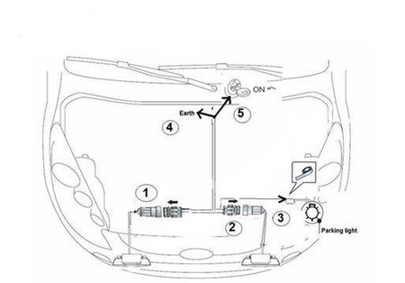 Światła DRL DO JAZDY DZIENNEJ 409O Einparts DIODA OSRAM OKRĄGŁE ALUMINIOWE
