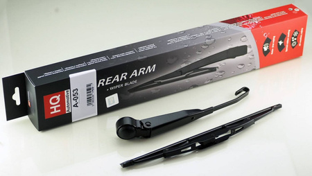 Samochodowa wycieraczka tylna, pióro + ramię HQ A-053 do Jeep Patriot 2007-2018 Jeep Compass 2006-2015 Jeep Grand Cherokee 1998-2004 Ford Fiesta 2001-2008
