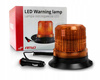 LAMPA OSTRZEGAWCZA KOGUT 80 LED MAGNES R10 12-24V W14M AMIO-01503 POMARAŃCZ