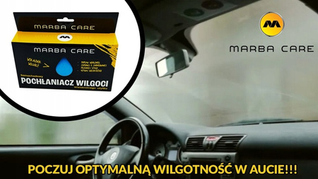 MARBA CARE SAMOCHODOWY POCHŁANIACZ WILGOCI 400G XL PRZECIWKO PAROWANIU SZYB