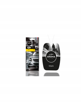 Zawieszka zapachowa Aroma Car City Card Black