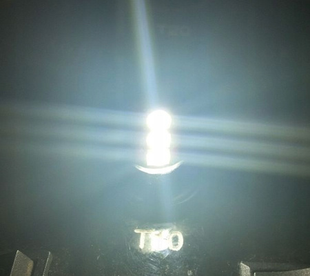 ŻARÓWKI LED W5W PŁASKIE 3x SMD HQ Automotive E-VISION CANBUS 6000K