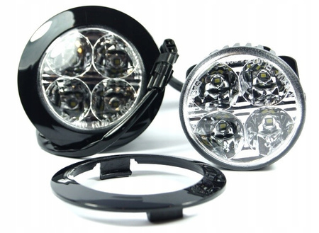 LAMPY DO JAZDY DZIENNEJ DRL LED 902HP M-TECH DIODY OSRAM HOMOLOGACJA GWAR.