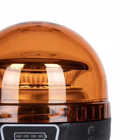 LAMPA OSTRZEGAWCZA LED BEZPRZEWODOWA KOGUT OSTRZEGAWCZY AKUMULATOR + PILOT