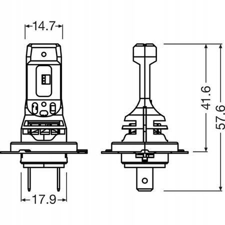  H7 12V 16W 6000K OSRAM NIGHT BREAKER LED SPEED ECE z homologacją  