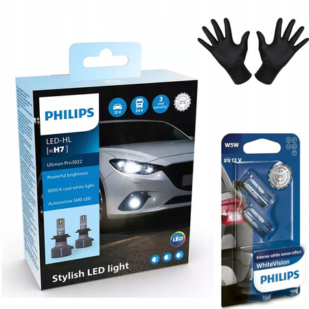 ŻARÓWKI LED H7 PHILIPS ULTINON PRO3022 12v/24v