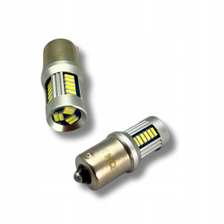 ŻARÓWKI HQ TURBO LED P21W BA15s CANBUS JAZDA DZIENNA DRL WSTECZNE COFANIA