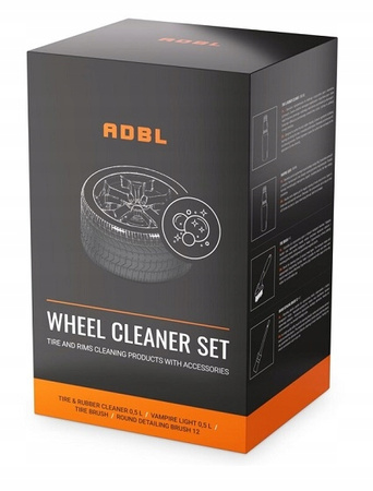 ADBL Wheel Cleaner Set - zestaw do mycia opon i felg - PREZENT