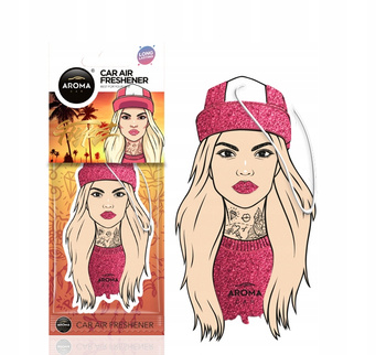 ZAPACH SAMOCHODOWY AROMA CAR CAP HYPE GIRL HIP-HOP