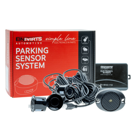 CZUJNIKI COFANIA PARKOWANIA TYŁ UNIWERSALNY 22MM CZARNY HOMOLOGACJA