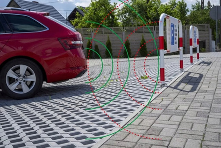 CZUJNIKI COFANIA PARKOWANIA TYŁ UNIWERSALNY 22MM CZARNY HOMOLOGACJA