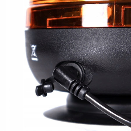 LAMPA OSTRZEGAWCZA LED BEZPRZEWODOWA KOGUT OSTRZEGAWCZY AKUMULATOR + PILOT