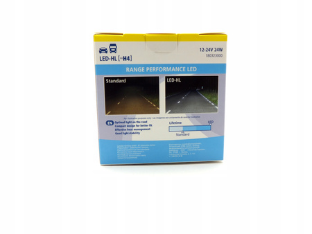 ŻARÓWKI H4 LED RETROFIT NARVA RANGE PERFORMANCE GERMANY ORIGINAL 6500K 12V 24V